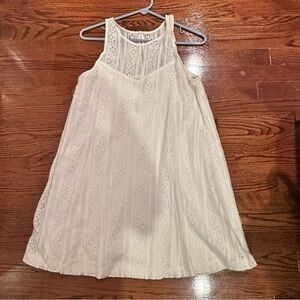 Abercrombie & Fitch Cream Lace Shift Summer Dress